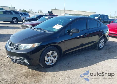 2014 Honda Civic Lx z USA, uszkodzony, nr VIN 19XFB2F52EE062534